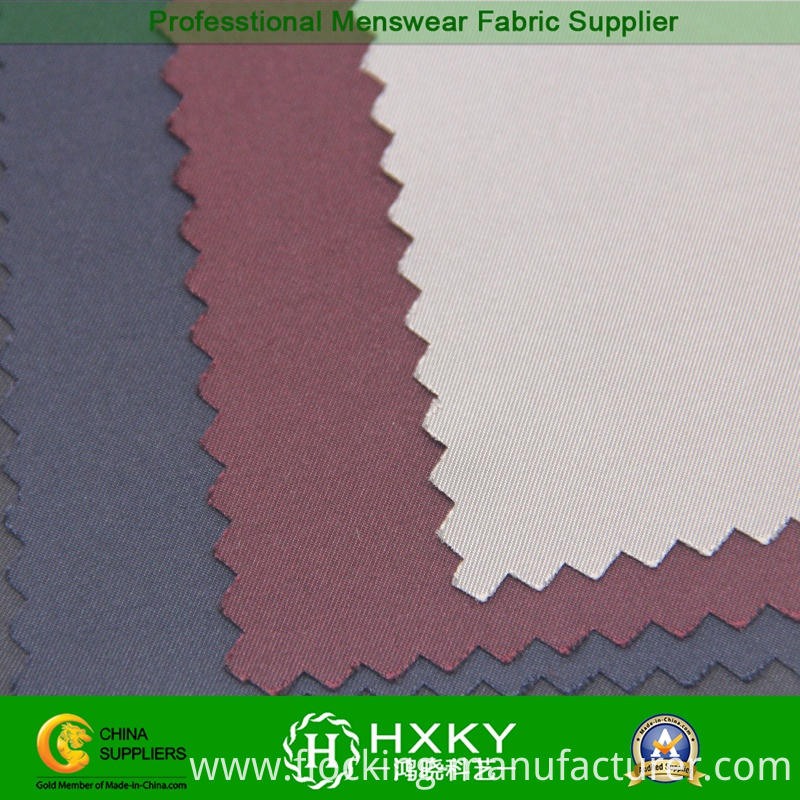 Twill Imitation Memory Polyester Fabric for Trench Coat